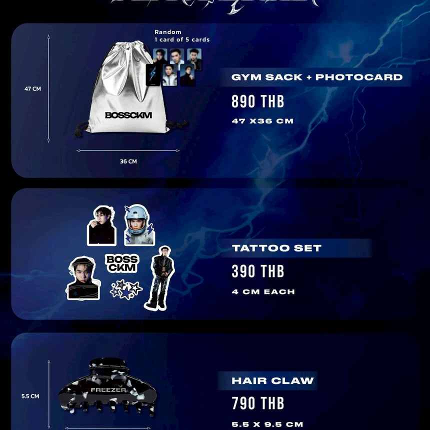 Freezer STORM CHASER - GYM SACK + PHOTOCARD