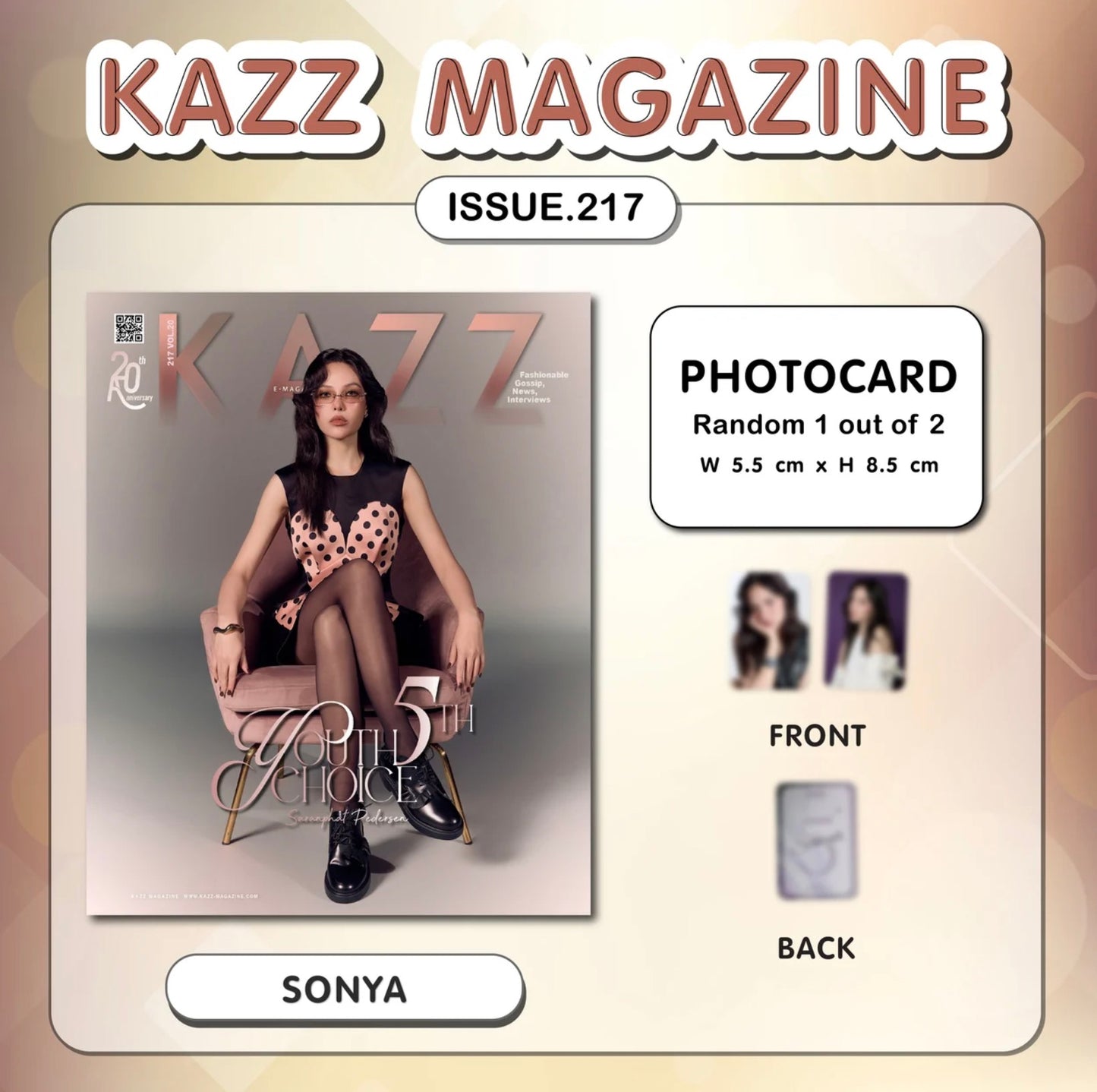 KAZZ 217 Youth Choice – Sonya Saranphat