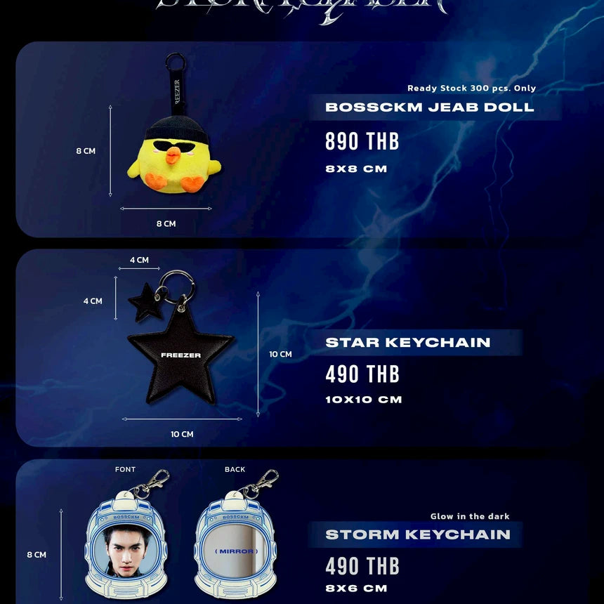 Freezer STORM CHASER - STAR KEYCHAIN