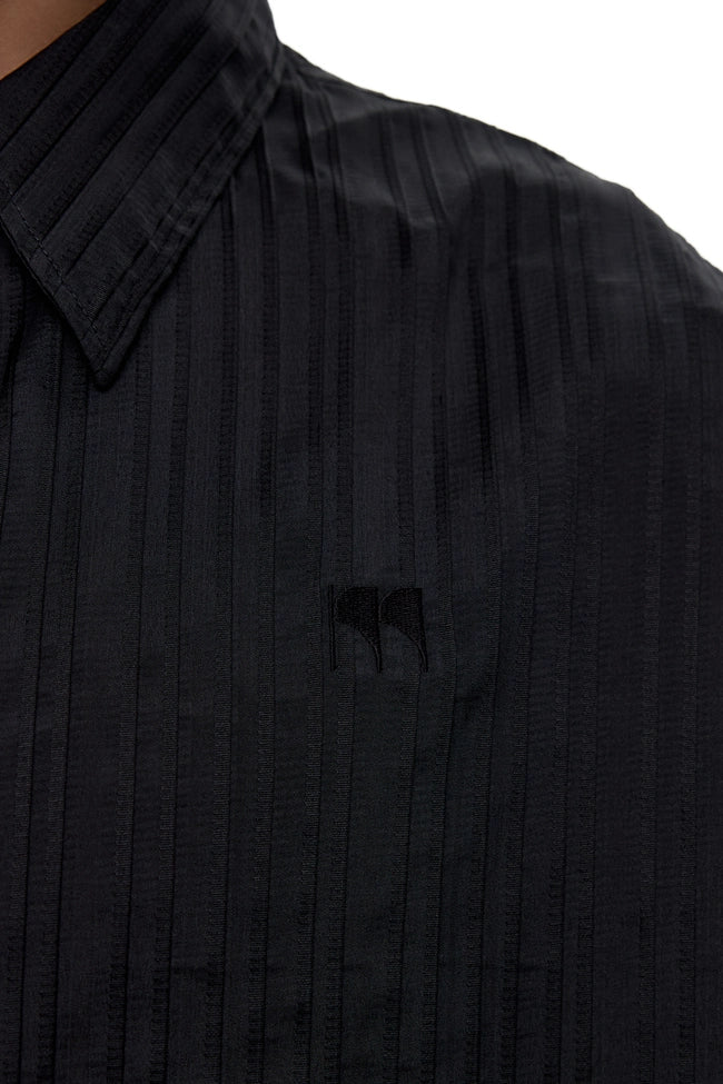 FOURTH'S PURRR BLACK STRIPE SHIRT