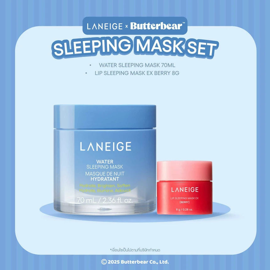 LANEIGE x Butterbear Sleeping Mask Set