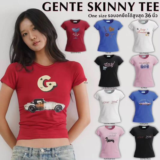 GENTE SKINNY TEE