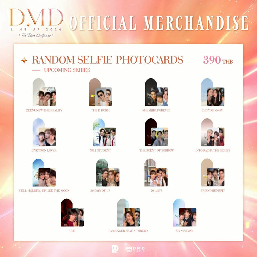 DMD THE RISE CONTINUES OFFICIAL MERCHANDISE | Random Selfie Photocards - Upcoming Series