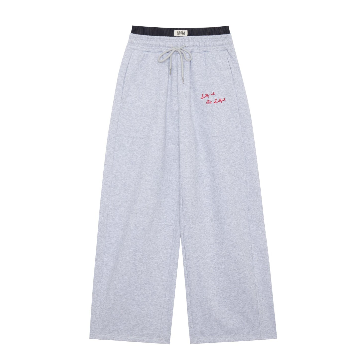 ColorsCulture THE WIDE SWEATPANTS - GREY