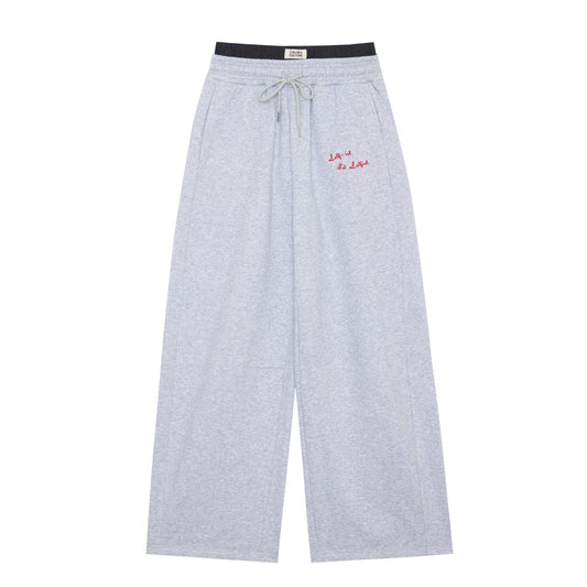 ColorsCulture THE WIDE SWEATPANTS - GREY