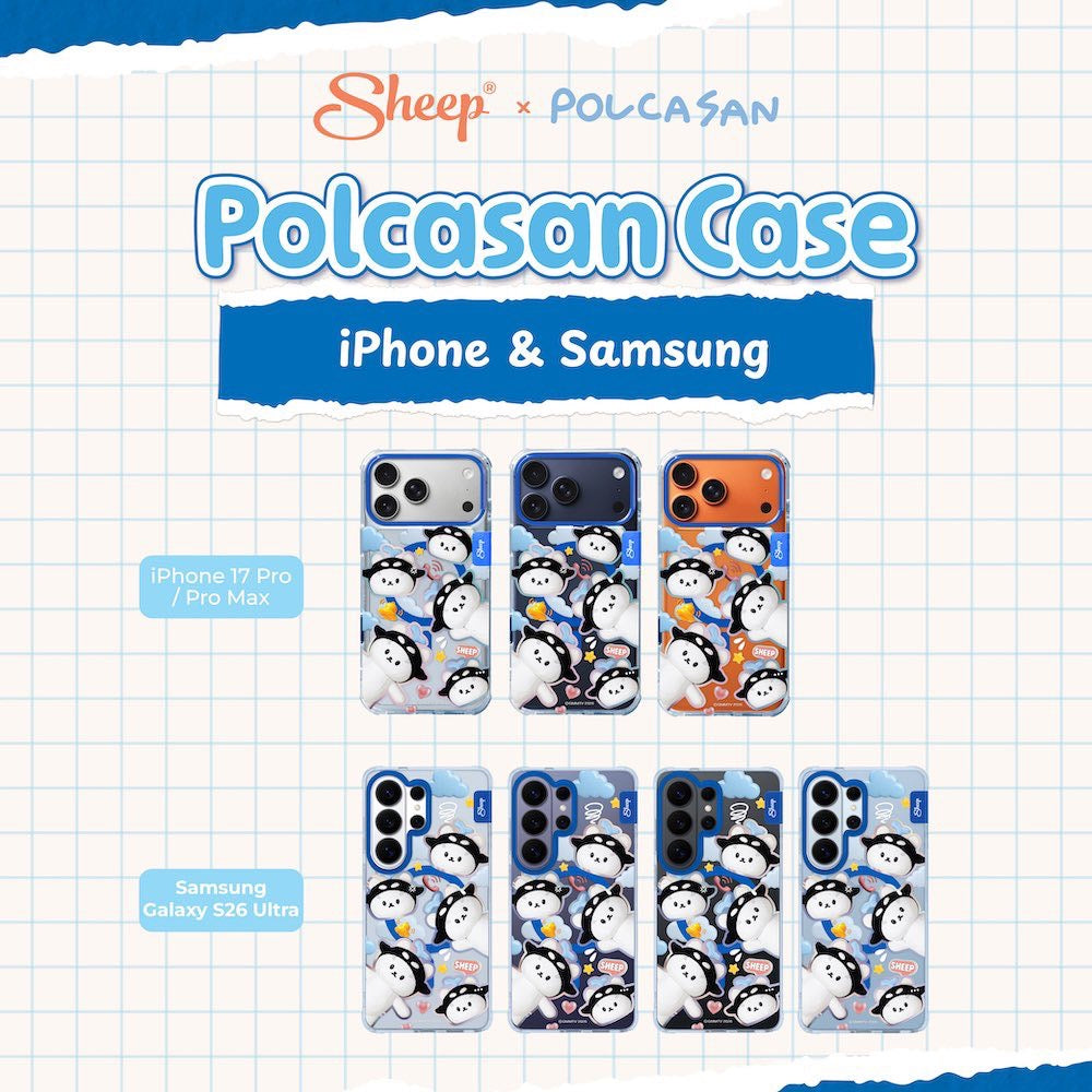 SHEEP x POLCASAN 
iPhone & Samsung ケース