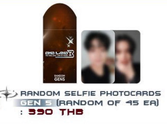 RANDOM SELFIE PHOTOCARDS GEN 5 (RANDOM OF 45 EA)