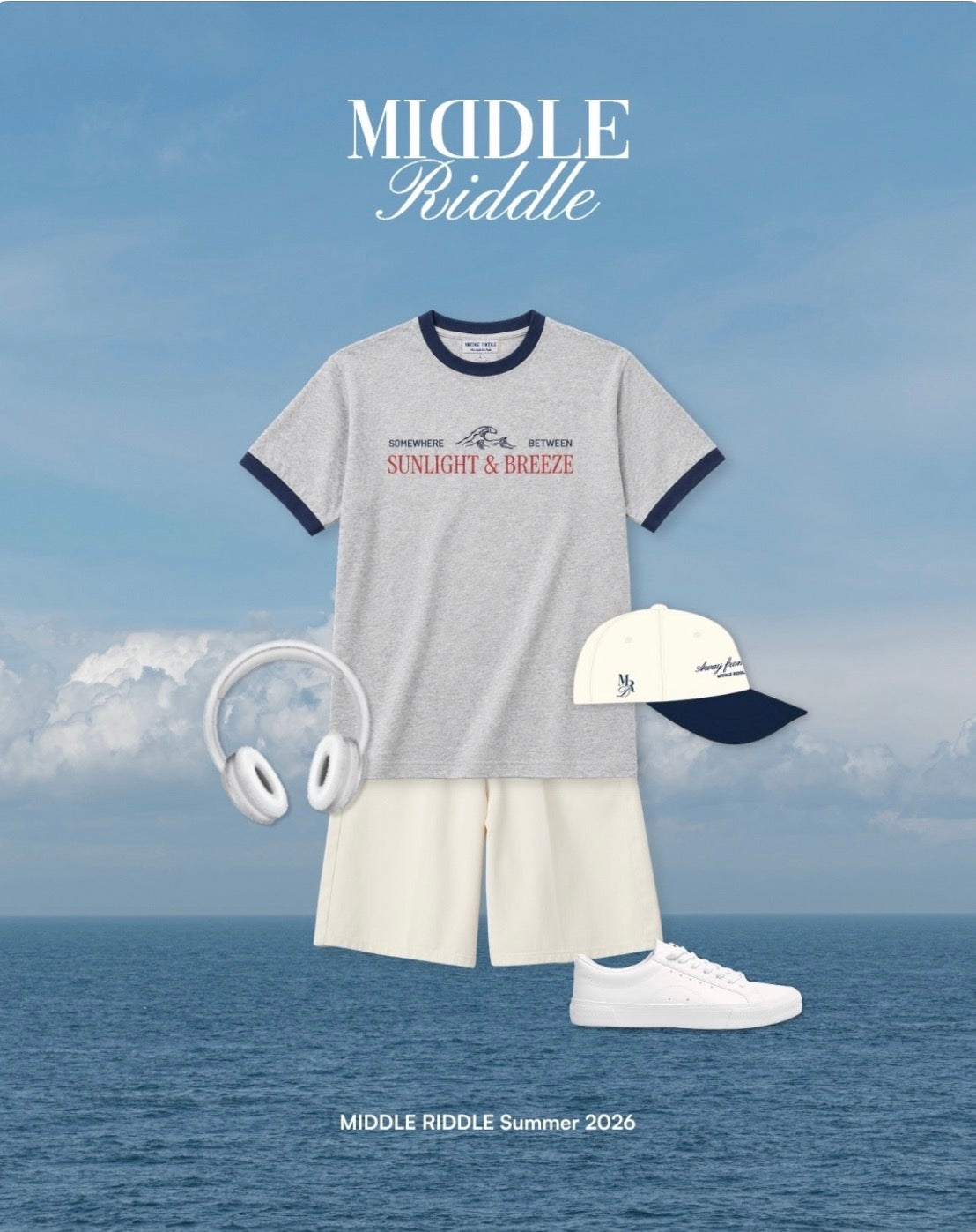 middleriddleclub Somewhere Between Ringer Tee