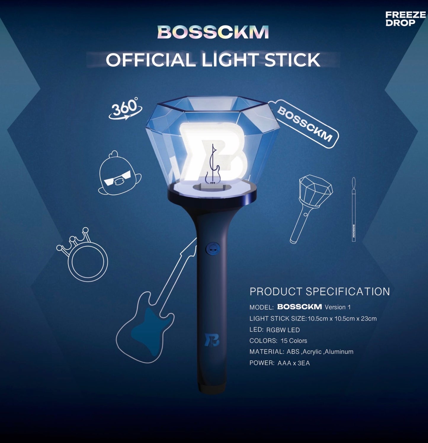 BOSSCKM OFFICIAL LIGHT STICK