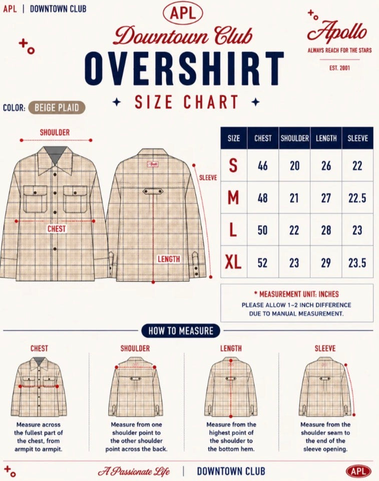 DTC-SHIRT-BEIGE PLAID