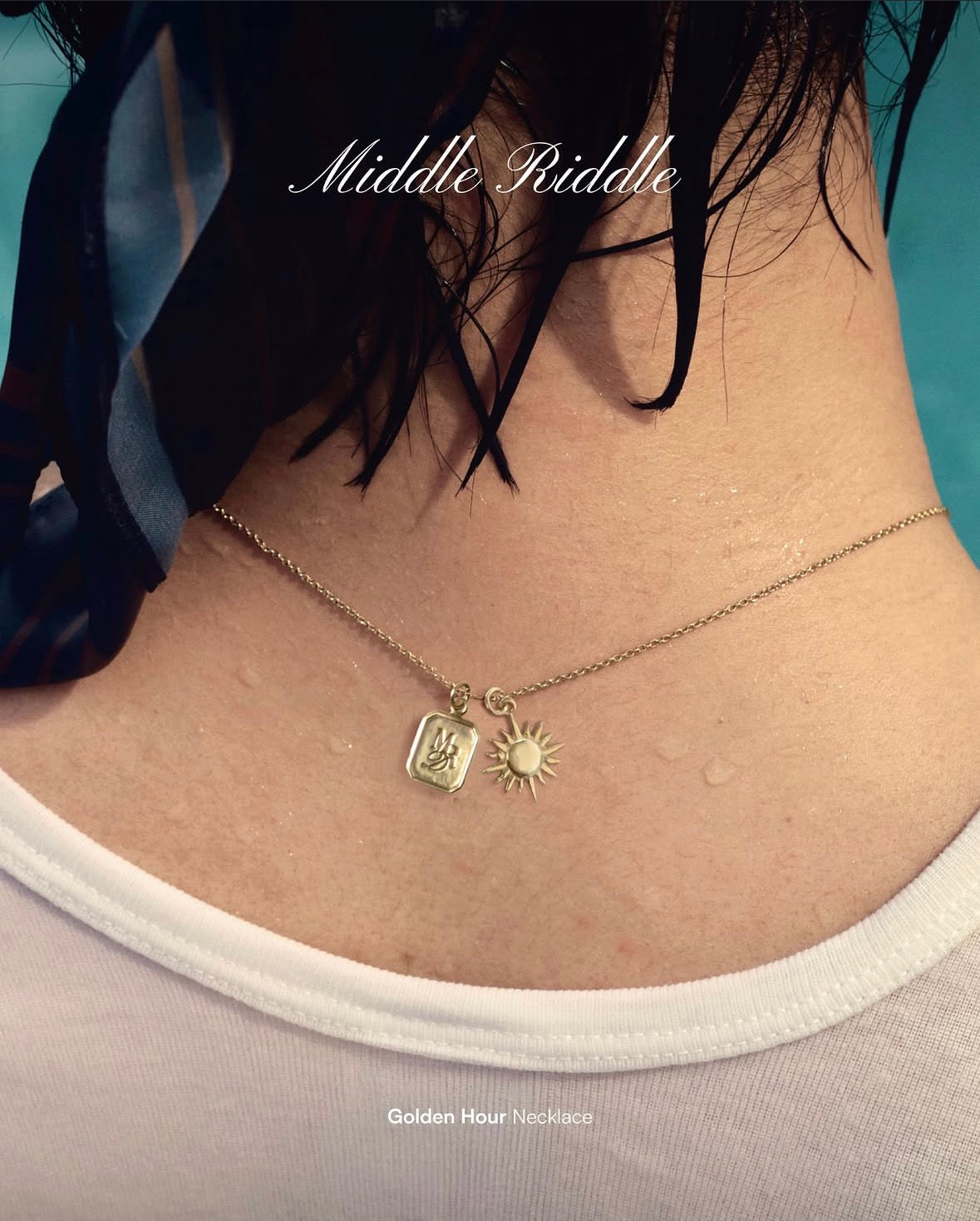 middleriddleclub Golden Hour Necklace-MRD&Sun Pendant