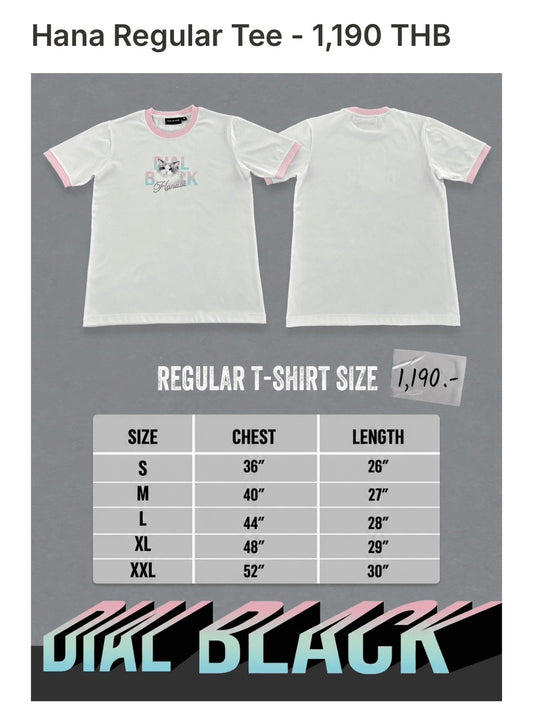 Dial Black:Hana Regular Tee