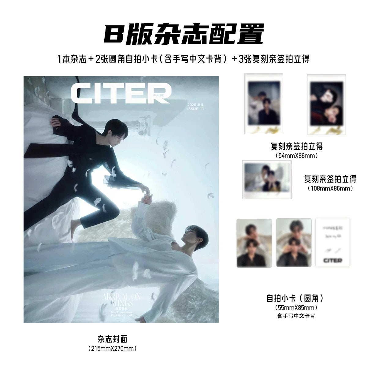 呈仕 CITERpulse ToptapMinlee A/B/C 版雑誌