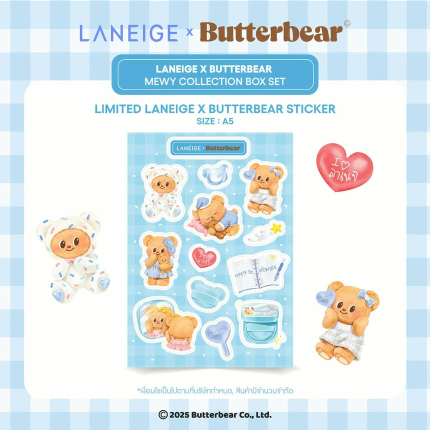 Laneige x Butterbear Mewy Collection Box Set