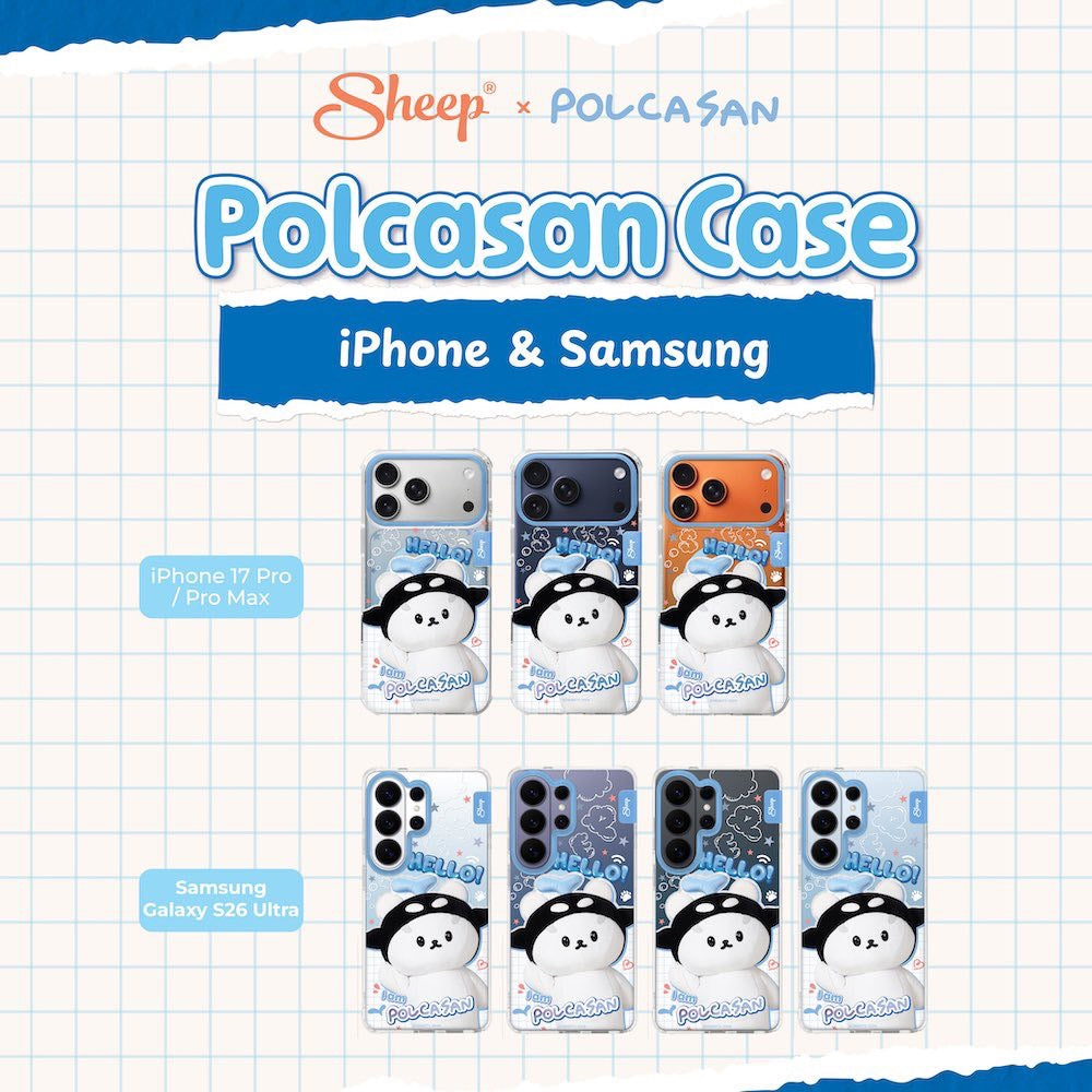 SHEEP x POLCASAN 
iPhone & Samsung ケース