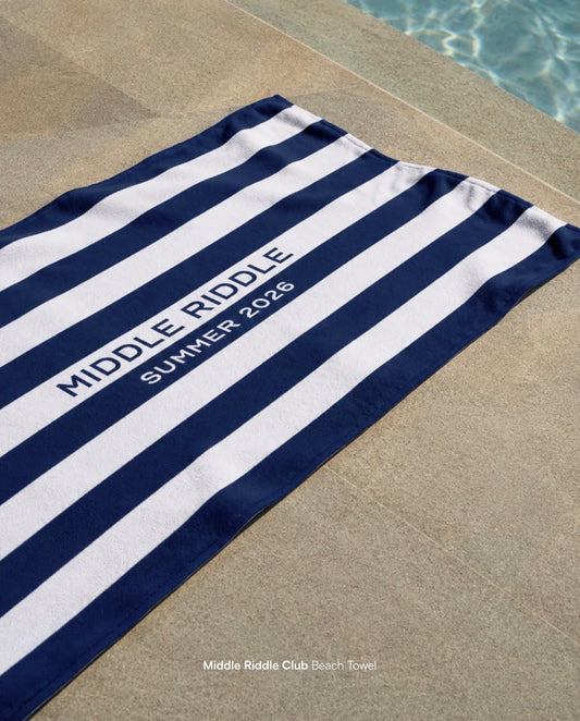 Middle Riddle Club Beach Towel