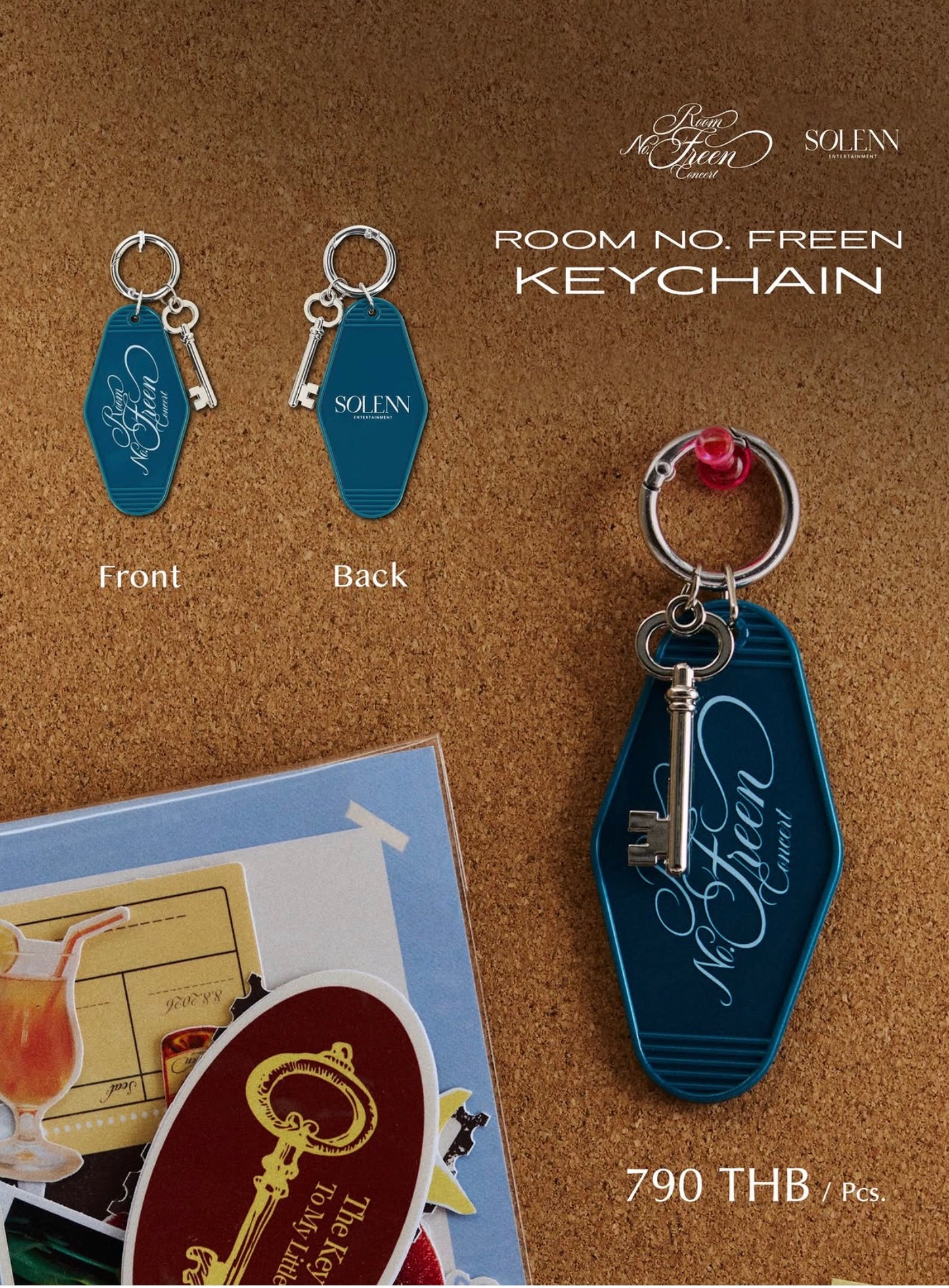ROOM NO. FREEN KEYCHAIN