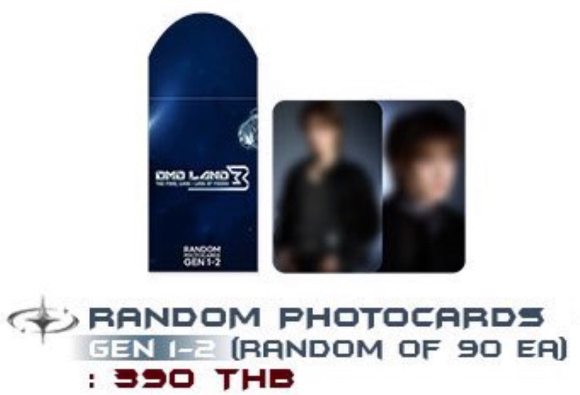 RANDOM PHOTOCARDS GEN 1-2 (RANDOM OF 90 EA）
