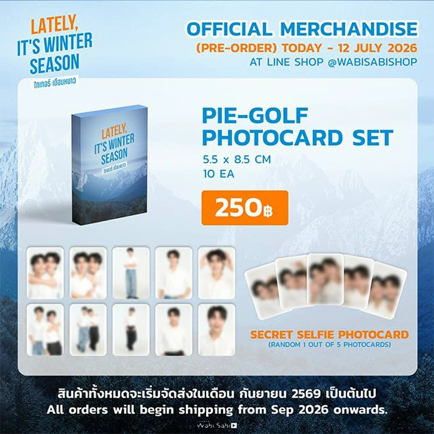 PIE-GOLF PHOTOCARD SET