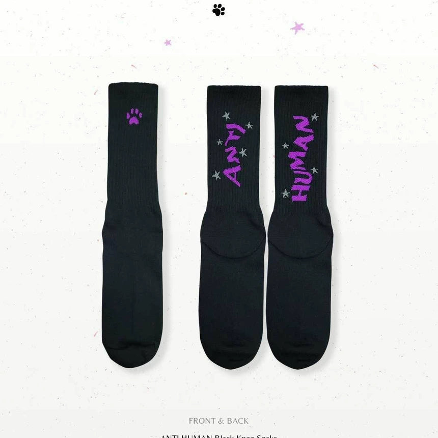 Black Knee Socks