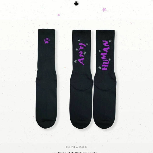 Black Knee Socks