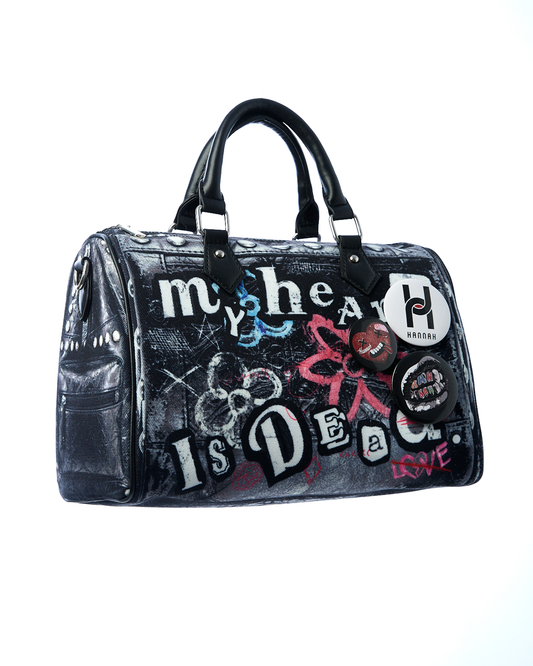 HANNAH Boston Bag Fake Printed