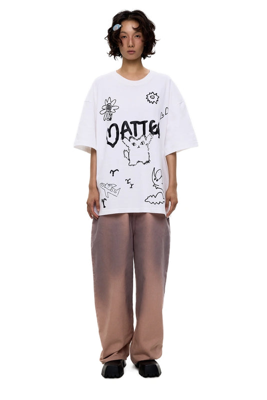 FOURTH'S MATTER MAKERS OVERSIZED TEE: WHITE 🤍