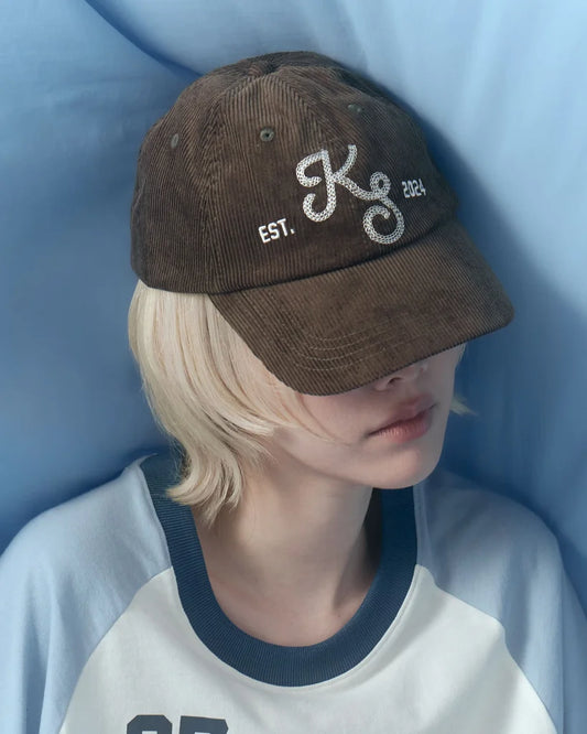 KEEP:SILENT FEATHER CORDUROY CAP