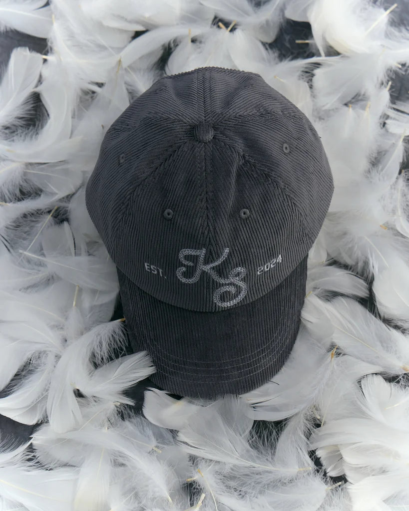 KEEP:SILENT DUST SKY BLUE CORDUROY CAP