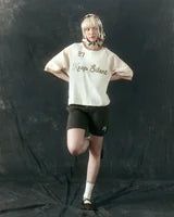 KEEP:SILENT NEST OVERSIZED CROP RAGLAN TEE S